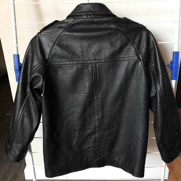 For Joseph black leather collared jacket size XS - Picture 3 of 3